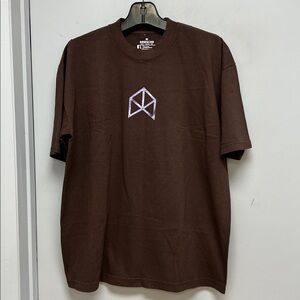 RAWGEAR Minimal Logo T-Shirt – Brown – Men’s Large